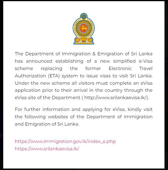 australia tourist visa requirements for sri lankan citizens